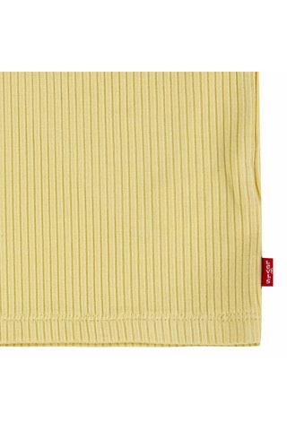 T-shirt côtelé - Jaune