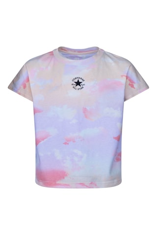 T-shirt - Mauve et orange