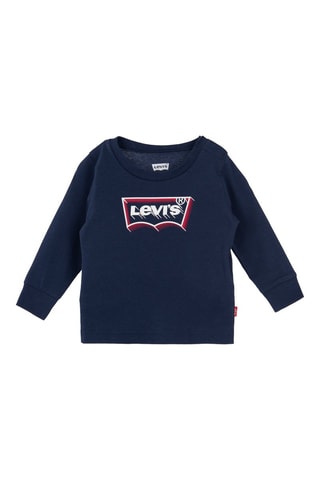 T-shirt en coton biologique - Bleu foncé