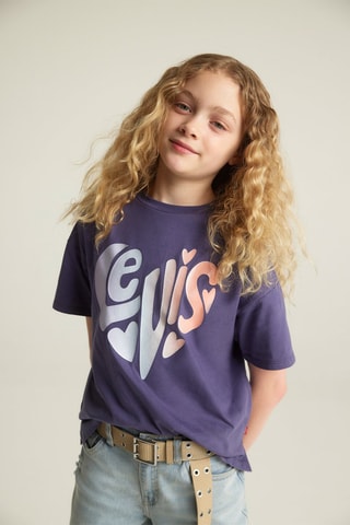 T-shirt - Rouge et bleu