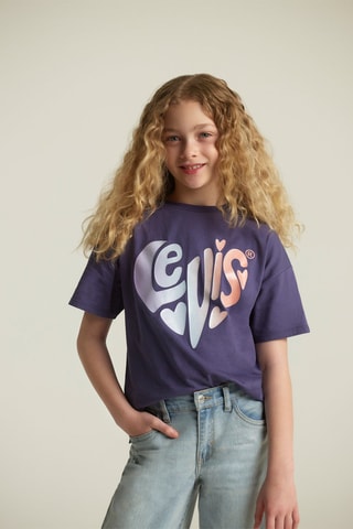 T-shirt - Rouge et bleu