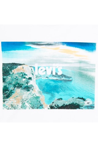 T-shirt - Blanc et bleu