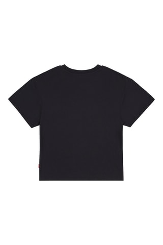 T-shirt en coton biologique - Noir, bleu, jaune et rose