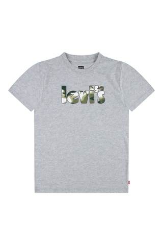 T-shirt - Blanc, vert et gris