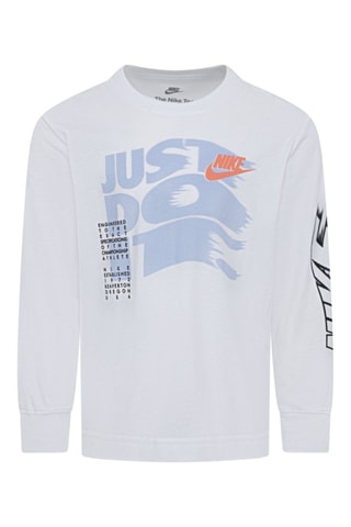 T-shirt On The Move - Nike - Blanc, rouge et bleu