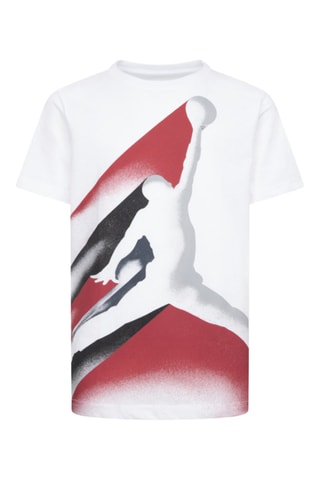 Tshirt Fade - Noir, rouge et blanc