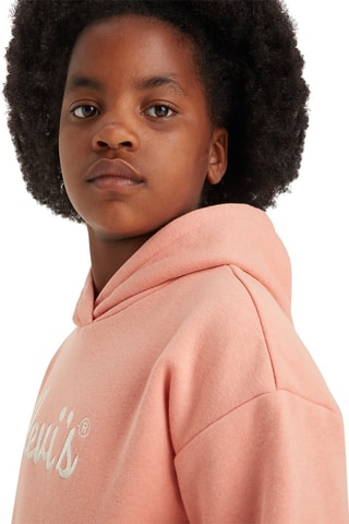 Sweat à capuche en coton biologique - Rose