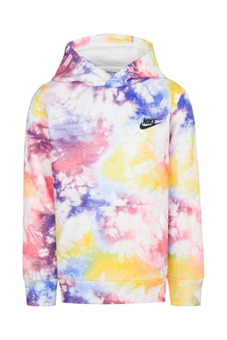 Sweat à capuche - Blanc et jaune