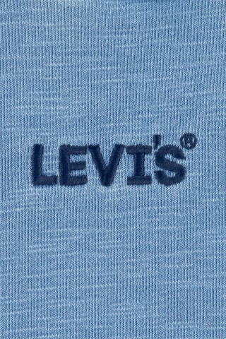 Sweat à capuche en coton biologique - Bleu