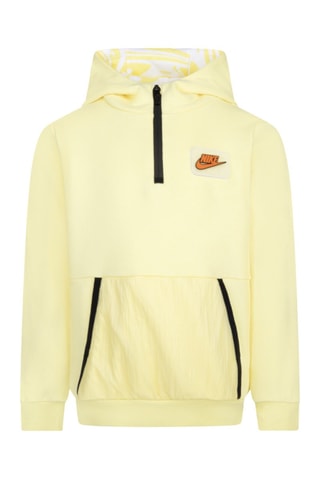 Sweat à capuche - Jaune