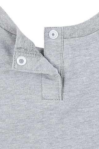 Combinaison - Gris clair chiné et blanc