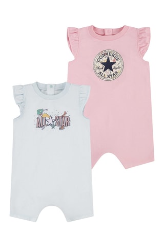 2 combinaisons - Ciel et rose 