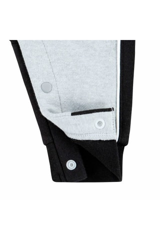 Combinaison à capuche - Gris, blanc et noir