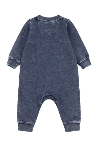 Combinaison en jean - Rouge et bleu