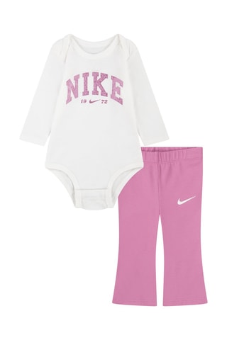 Body et pantalon - Nike - Blanc et rose