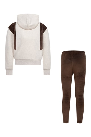 Sweat à capuche et legging polaire - Nike - Marron