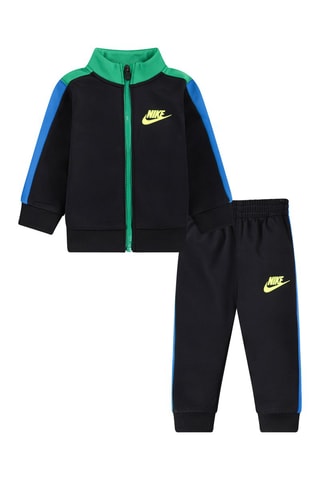 Veste et pantalon NSW - Nike - Noir, bleu et vert