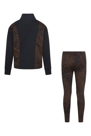 Veste et legging molletonné - Marron et noir- Nike