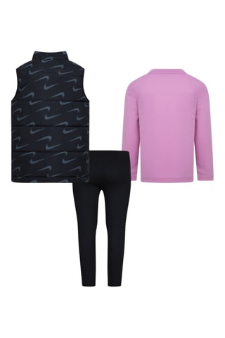 Ensemble 3 pièces - Noir et rose