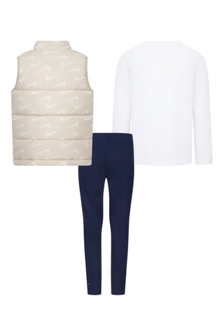 Ensemble 3 pièces - Beige et blanc