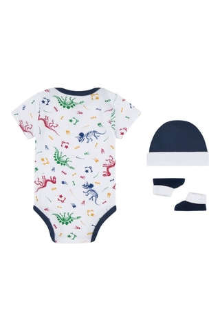 Ensemble 3 pièces   - Blanc, rouge et bleu