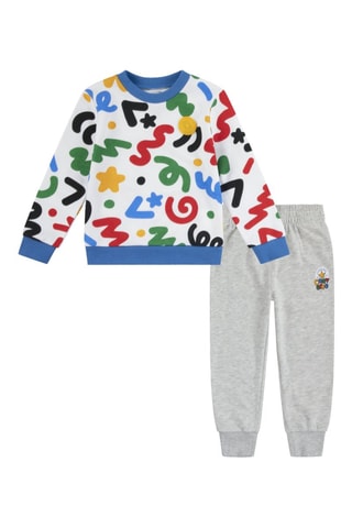 Sweat et pantalon   - Bleu et gris