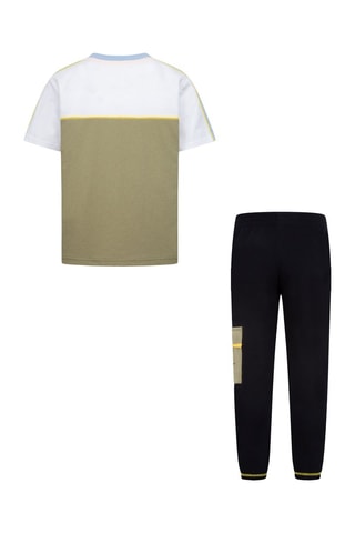 T-shirt et pantalon NKB B NSW Reimagine - Kaki et noir - Nike