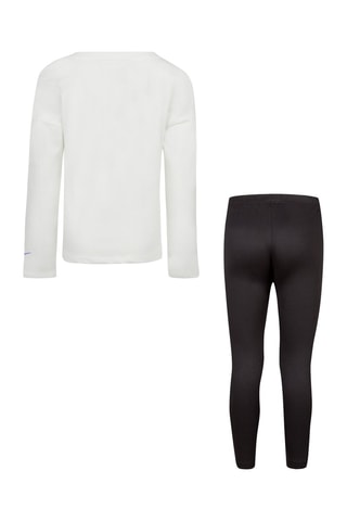 T-shirt et legging - Noir et blanc - Nike