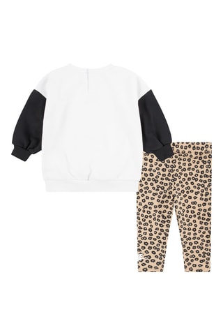 Sweat et legging Floral - Blanc et beige - Nike