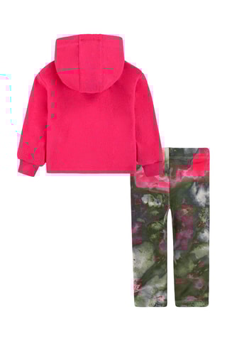 Sweat à capuche et legging Fuchsia et kaki - Nike