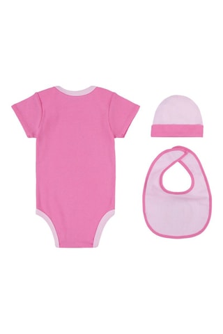 Ensemble 3 pièces   - Blanc et rose