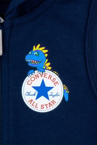 Combinaison à capuche et body - Bleu et jaune