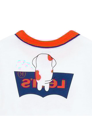 T-shirt et short - Blanc et bleu