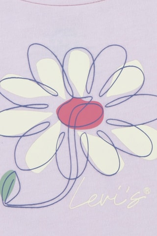 T-shirt et short en jean - Violet