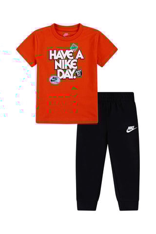 T-shirt et pantalon de survêtement - Noir - Nike