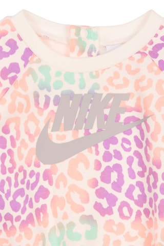 Sweat et legging Orange et gris clair chiné - Nike