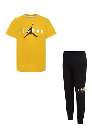 T-shirt et pantalon de survêtement - Jaune - Jordan
