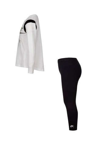 Tunique et legging Blanc et noir - Nike