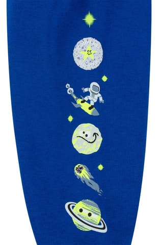 T-shirt et jogging - Blanc et bleu