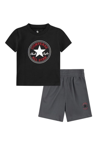 T-shirt et bermuda - Gris foncé