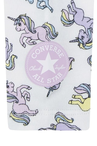 T-shirt et legging - Mauve et blanc