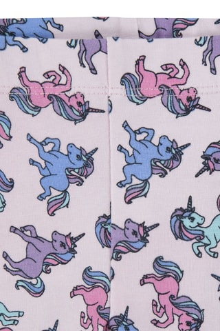 T-shirt et legging - Gris chiné et rose