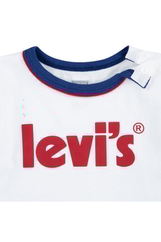 T-shirt et short - Blanc, rouge et bleu