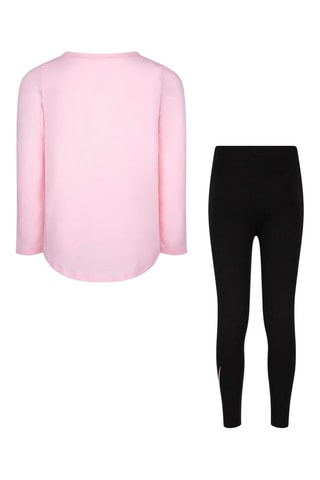 T-shirt et legging Rose et noir  - Nike