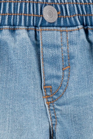 T-shirt et short en jean - Blanc et bleu