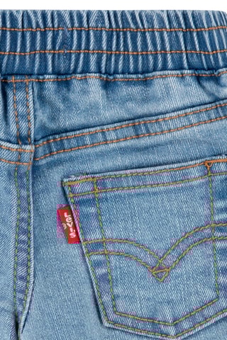 T-shirt et short en jean - Blanc et bleu