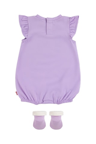 Body et chaussettes - Bleu, jaune, violet et rose