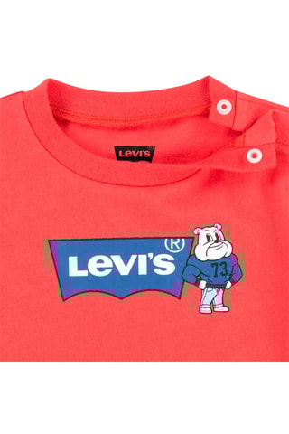 T-shirt et bermuda - Blanc, rouge et bleu