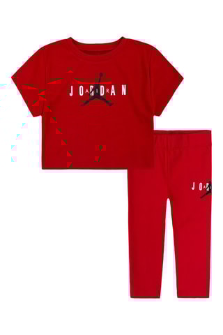 T-shirt et legging - Rouge- Jordan