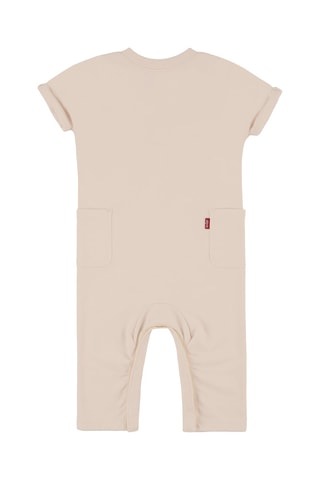 Grenouillère en coton biologique - Orange